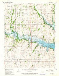 Lyndon NW Kansas Historical topographic map, 1:24000 scale, 7.5 X 7.5 Minute, Year 1965