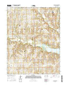 Lyndon NW Kansas Current topographic map, 1:24000 scale, 7.5 X 7.5 Minute, Year 2015
