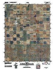 Macksville Kansas Historical topographic map, 1:24000 scale, 7.5 X 7.5 Minute, Year 2009