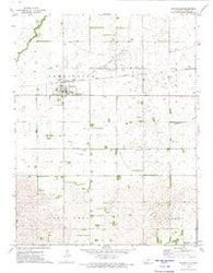 Macksville Kansas Historical topographic map, 1:24000 scale, 7.5 X 7.5 Minute, Year 1972