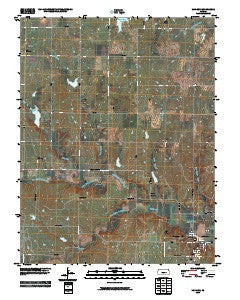 Madison Kansas Historical topographic map, 1:24000 scale, 7.5 X 7.5 Minute, Year 2010