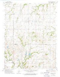 Madison NE Kansas Historical topographic map, 1:24000 scale, 7.5 X 7.5 Minute, Year 1973