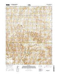 Madison NE Kansas Current topographic map, 1:24000 scale, 7.5 X 7.5 Minute, Year 2015