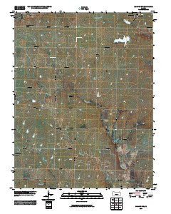 Madison SW Kansas Historical topographic map, 1:24000 scale, 7.5 X 7.5 Minute, Year 2009