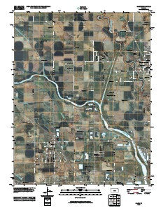 Maize Kansas Historical topographic map, 1:24000 scale, 7.5 X 7.5 Minute, Year 2010