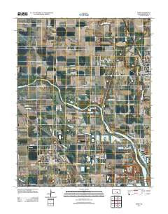 Maize Kansas Historical topographic map, 1:24000 scale, 7.5 X 7.5 Minute, Year 2012