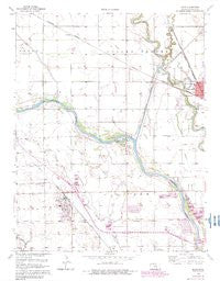 Maize Kansas Historical topographic map, 1:24000 scale, 7.5 X 7.5 Minute, Year 1961