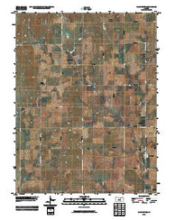 Manchester Kansas Historical topographic map, 1:24000 scale, 7.5 X 7.5 Minute, Year 2009