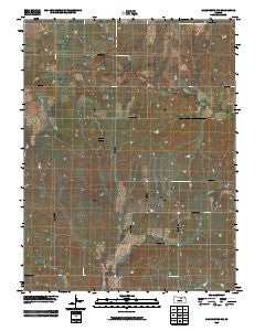 Manchester NW Kansas Historical topographic map, 1:24000 scale, 7.5 X 7.5 Minute, Year 2009
