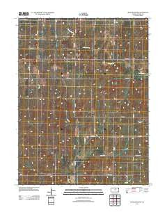 Manchester NW Kansas Historical topographic map, 1:24000 scale, 7.5 X 7.5 Minute, Year 2012