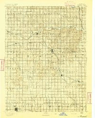Mankato Kansas Historical topographic map, 1:125000 scale, 30 X 30 Minute, Year 1894