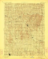 Mankato Kansas Historical topographic map, 1:125000 scale, 30 X 30 Minute, Year 1894