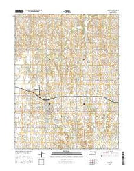 Mankato Kansas Current topographic map, 1:24000 scale, 7.5 X 7.5 Minute, Year 2015