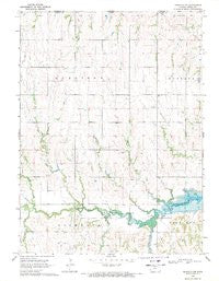 Mankato NW Kansas Historical topographic map, 1:24000 scale, 7.5 X 7.5 Minute, Year 1969