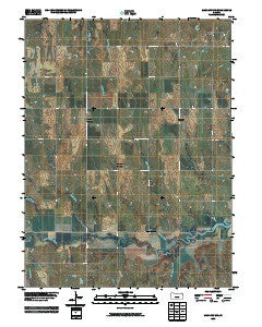 Mankato NW Kansas Historical topographic map, 1:24000 scale, 7.5 X 7.5 Minute, Year 2009