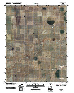 Manter Kansas Historical topographic map, 1:24000 scale, 7.5 X 7.5 Minute, Year 2010