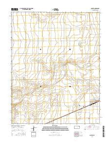Manter Kansas Current topographic map, 1:24000 scale, 7.5 X 7.5 Minute, Year 2015