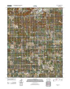 Mantey Kansas Historical topographic map, 1:24000 scale, 7.5 X 7.5 Minute, Year 2012