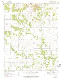 Mantey Kansas Historical topographic map, 1:24000 scale, 7.5 X 7.5 Minute, Year 1958