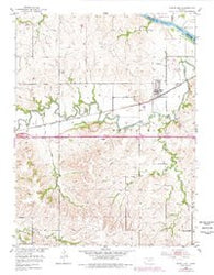 Maple Hill Kansas Historical topographic map, 1:24000 scale, 7.5 X 7.5 Minute, Year 1953