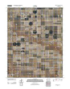 Marienthal Kansas Historical topographic map, 1:24000 scale, 7.5 X 7.5 Minute, Year 2012