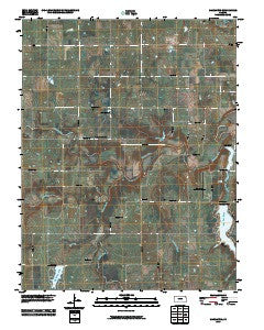 Marmaton Kansas Historical topographic map, 1:24000 scale, 7.5 X 7.5 Minute, Year 2010
