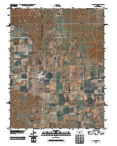 Marquette Kansas Historical topographic map, 1:24000 scale, 7.5 X 7.5 Minute, Year 2009