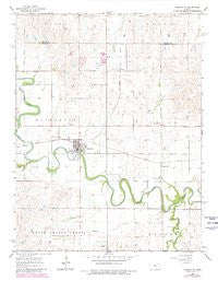 Marquette Kansas Historical topographic map, 1:24000 scale, 7.5 X 7.5 Minute, Year 1964