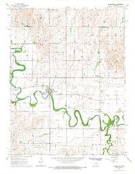 Marquette Kansas Historical topographic map, 1:24000 scale, 7.5 X 7.5 Minute, Year 1964