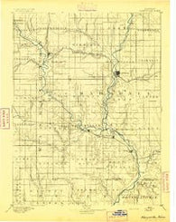 Marysville Kansas Historical topographic map, 1:125000 scale, 30 X 30 Minute, Year 1894