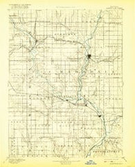 Marysville Kansas Historical topographic map, 1:125000 scale, 30 X 30 Minute, Year 1894