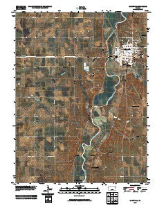 Marysville Kansas Historical topographic map, 1:24000 scale, 7.5 X 7.5 Minute, Year 2009