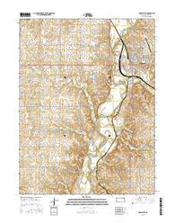 Marysville Kansas Current topographic map, 1:24000 scale, 7.5 X 7.5 Minute, Year 2015