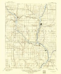 Marysville Kansas Historical topographic map, 1:125000 scale, 30 X 30 Minute, Year 1894