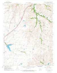 Matfield Green SE Kansas Historical topographic map, 1:24000 scale, 7.5 X 7.5 Minute, Year 1967