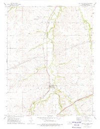 Matfield Green Kansas Historical topographic map, 1:24000 scale, 7.5 X 7.5 Minute, Year 1973