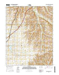 Matfield Green SE Kansas Current topographic map, 1:24000 scale, 7.5 X 7.5 Minute, Year 2015