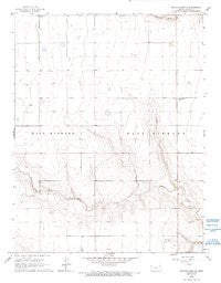 Mattox Draw NE Kansas Historical topographic map, 1:24000 scale, 7.5 X 7.5 Minute, Year 1965
