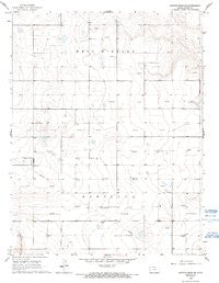 Mattox Draw SW Kansas Historical topographic map, 1:24000 scale, 7.5 X 7.5 Minute, Year 1966