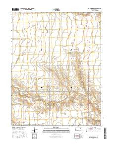 Mattox Draw NE Kansas Current topographic map, 1:24000 scale, 7.5 X 7.5 Minute, Year 2015