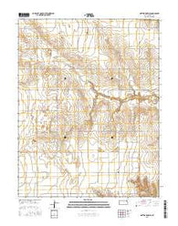 Mattox Draw SE Kansas Current topographic map, 1:24000 scale, 7.5 X 7.5 Minute, Year 2015