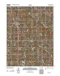 Mayetta Kansas Historical topographic map, 1:24000 scale, 7.5 X 7.5 Minute, Year 2012