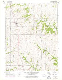 Mayetta Kansas Historical topographic map, 1:24000 scale, 7.5 X 7.5 Minute, Year 1960