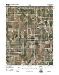 Mayfield Kansas Historical topographic map, 1:24000 scale, 7.5 X 7.5 Minute, Year 2012