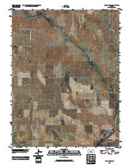 McAllaster Kansas Historical topographic map, 1:24000 scale, 7.5 X 7.5 Minute, Year 2009