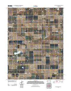 McAllaster NE Kansas Historical topographic map, 1:24000 scale, 7.5 X 7.5 Minute, Year 2012