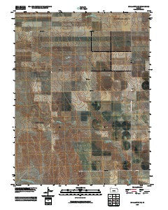 McAllaster NW Kansas Historical topographic map, 1:24000 scale, 7.5 X 7.5 Minute, Year 2009