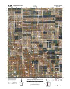 McAllaster NW Kansas Historical topographic map, 1:24000 scale, 7.5 X 7.5 Minute, Year 2012