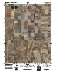 McAllaster SE Kansas Historical topographic map, 1:24000 scale, 7.5 X 7.5 Minute, Year 2009