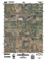 McCracken Kansas Historical topographic map, 1:24000 scale, 7.5 X 7.5 Minute, Year 2009